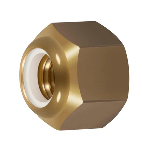 Beefy Inboard Prop Nut Kit With New Pin And Key For 1 Inch To 1 And One Eighth Inch Shafts Brass Boat Replacement, Premium Steel Build, Rust Resistant, Easy Install, Keeps Propeller Firmly Connected To The Shaft