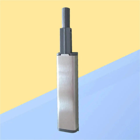 Magnetic Push Latch Kit for Cabinets and Drawers With Depth Adjustment And Soft Close Damper Stainless Steel