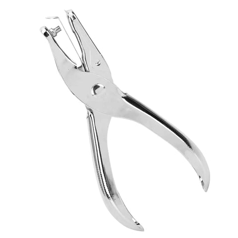 Heavy Duty Stainless Steel 3mm Hole Punch Set Handheld Paper Punch Pliers For DIY Tickets And Crafts Ergonomic Grip 3 Pack