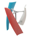 Vertical Wind Turbine Generator Kit 400W Off Grid Wind Power System with coreless permanent magnet and fiberglass blades