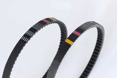125 150CC CVT Belt Replacement For Motorcycle Primary Drive B0164471 OEM Quality Durable Belt For Snappy Shifts, Smoother Ride, Vibration Reduction, Long Lasting Performance And Quick Acceleration. black CVT drive belt for 125/150cc motorcycle transmission