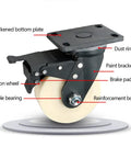Heavy Duty 360 Degree Swivel Casters With Optional Brakes For Industrial Trolleys And Furniture Load Up To 900kg Per Set, close-up view