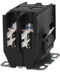 Compact Definite Purpose Contactor 20A Inductive Rating, 2-Pole, 120 VAC Coil, 1.5 HP At 115V And 3 HP At 230V, Black Open Style