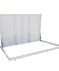 Concealed Tile Access Panel For Seamless Floor Entry With Manual Flush Hatch Cover For Garage Bedroom And Pantry In 53 X 31 Inches