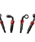 Beefed-Up Braided Motorcycle Brake Hose With Removable Banjo Fittings, 400-2400mm Length, AN3 Hydraulic Clutch Line, Stainless Steel