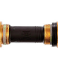 Saint M810 Hollowtech II Bottom Bracket Kit 83mm Gold with left/right cups, bearings, and shields for M805-M580 cranks.