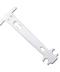 Bike Chain Checker Tool Stainless Steel Chain Wear Indicator Gauge For Accurate Bicycle Chain Measurement Universal For Road And Mountain Bikes Simple Maintenance Safer Rides Clear Wear Reading