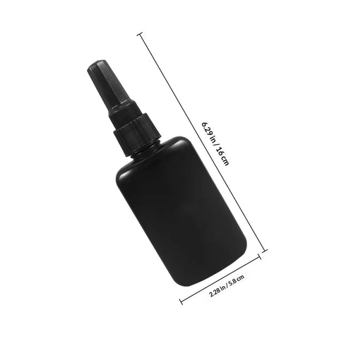 Get These Epic Glue Dispensing Bottles With Precision Nozzle Caps In Sleek Black, Perfect For Diy Crafts, Industrial Fixes, And Travel, 6.29 in black glue bottle with precision nozzle.