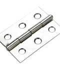 Heavy Duty Stainless Steel Butt Hinges 2 Point 5 Inch 20 Pack Silver 6 Mounting Holes Rust Resistant And Quiet Close For Jewelry Boxes And Small Cabinets Built To Last
