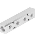 Aluminum Pneumatic Manifold Air Splitter For Quick Connectors And Compressed Air Systems, Plug And Play Install