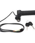 Full Twist Ebike Throttle Grip For Q20 Systems 3 Pin Waterproof Controller With 2 Keys Universal Speed Control Handle