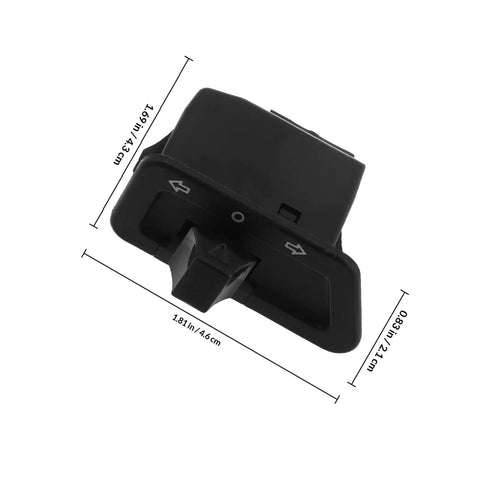 Motorcycle Handlebar Toggle Switch For Scooters And Electric Bikes Waterproof Plastic Button, dimensions 4x3.2 cm