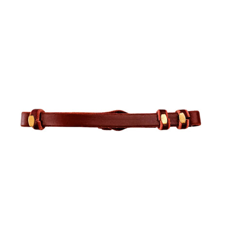 All American Tack Button Bit Hobble Made From Premium One Half Inch Latigo Leather Built In The USA For Long Lasting Durability Secure Fit
