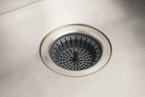 3.25 Inch Kitchen Sink Strainer Anti Clog Food Catcher With Flexible Drain Basket For Easy Cleanup And No Fuss Water Flow installed