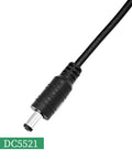 Durable Solar Charging Controller with USB 5V 2A Output and 5.5x2.1mm connector close-up view for outdoor power use