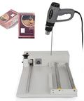 GfaZxds 2 In 1 Hand Wrapping Machine With Heat Gun And Shrink Film For Food, Book, And Box Packaging with seal and cutter.