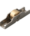 Heavy Duty Stainless Steel Sliding Door Pulley With 10mm Single Wheel And Silent Glide Technology For Bathroom Showers, metallic with brass wheel