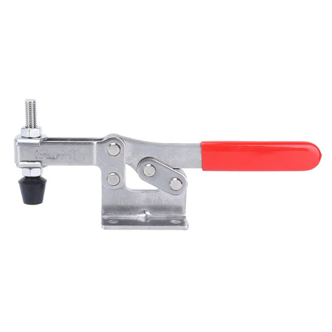 Horizontal Toggle Clamp Stainless Steel 500 Lb Holding Capacity For Welding And Positioning With Arrow Storage Case Pro Grade