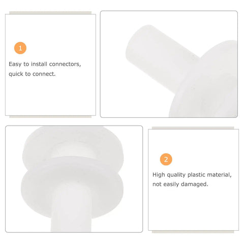 Sauna Steamer Connector Hose Joint Durable Plastic Replacement Fitting for High Temperature Steam Pots Easy Snap In