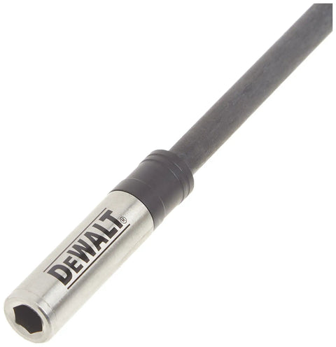 Impact Ready Drill Bit Holder Extension, 12 Inch, Magnetic Retention, Locking Bit Holder, steel material, slim profile