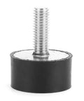 Badass Heavy Duty Rubber Vibration Isolator Mounts Kit Featuring Four M8 X 23 Millimeter Shock Absorbing Bobbins, close-up view.