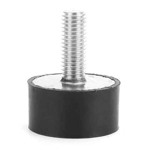 Badass Heavy Duty Rubber Vibration Isolator Mounts Kit Featuring Four M8 X 23 Millimeter Shock Absorbing Bobbins, close-up view.