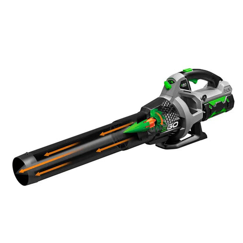 Cordless Electric Leaf Blower With Battery, Turbo Mode, 110 MPH Air Speed, 530 CFM, Long Runtime Up To 75 Minutes side view