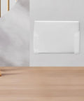 Under Desk Laptop Mount With Wall Brackets, Slick Acrylic Stand For Tablets And Laptops, fits up to 1.18 inch screens on wall.