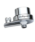 Inline Showerhead Filter Chrome Finish Easy No Tools Install For 1/2 Inch Shower Heads Reduces Chlorine Sulfur Odor And Scale