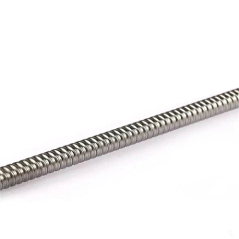 Close-up view of Heavy Duty SFU1204 Ball Screw With 1204 Single Ball Nut, Cold Roller Linear Actuator, heat-treated steel construction