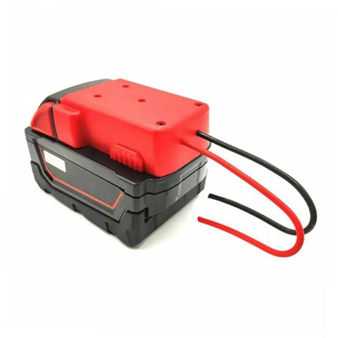 Dope 18V Battery Conversion Kit With Secure Wire Adapter for Power Wheels and Robotics DIY Projects, close-up view