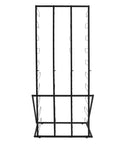 Heavy Duty Vinyl Roll Floor Storage Rack And Paper Organizer For Print Shops And Art Studios With Forty Long Shelves front view