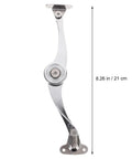 Adjustable Lid Support Hinge For Cabinet Doors With Thickened Rod And Multilayer Plating Easy Install Silver Hydraulic Lift