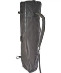 Side view of Free Dive Snorkel Gear Bag For Fins Up To 40 Inches, Heavy-Duty Dive Carryall, features Velcro straps for attachments.