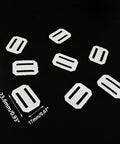 40-Piece RC Airplane Hinge Set Folding Leaf Paper Hinges For Aileron And Tail Wing Connectors, white, dimensions 23.6x17mm