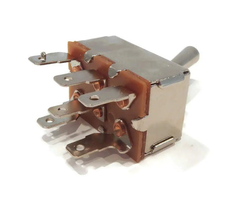Pack Of 2 Replacement PTO Switch For Scag Hydraulic Walk Behind Lawn Mowers 36 48 52 Inch Models With Two Position Operation Six Terminal Connectors And One Half Inch Mounting Stem Easy Install