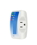 Heavy Duty Voltage Surge Blocker And Brownout Shield For Fridge TV Air Conditioner Single Outlet Plug with indicator lights