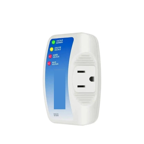 Heavy Duty Voltage Surge Blocker And Brownout Shield For Fridge TV Air Conditioner Single Outlet Plug with indicator lights