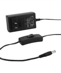 Power supply cable for Needle Type Electric Hot Wire Foam Cutter Pen, featuring US plug and switch, 110-240V input. 