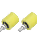 Two Pack Slide Gate Guide Rollers Nylon Wheels For Sliding Gates Universal Door Pulley System Gate Support Assembly Beige