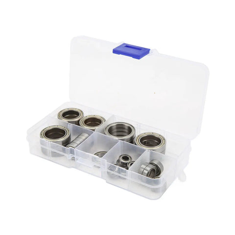 Xmaxx 6S 8S 1 Of 5 Stainless Steel Truck Ball Bearing Kit With Plastic Box Easy Installation High Precision RC Accessories open case