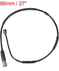 Rear brake pad wear sensor cable for BMW i3 (2014–2017), 686mm (27") long, black with connector