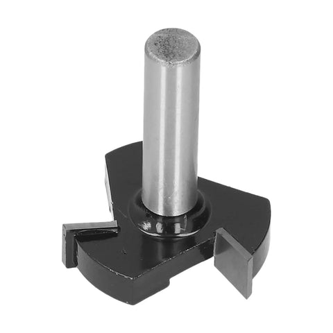 Heavy Duty Carbon Steel Surfacing Router Bit For Planing Wood, 1/2 Shank Diameter, precision tool for clean surfaces.
