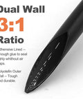 Close-up of dual wall tube from 420 Pieces Heat Shrink Tube Kit With Seven Sizes Dual Wall Glue Lined 3 To 1 Ratio Precut length.