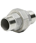304 Stainless Steel Union Pipe Fitting Connector Adapter for Home Garden Hose No Tools Needed Easy Install Quick Connect DN65 Two Point Five Inch Corrosion Resistant Durable Coupler for Outdoor Use, threaded ends