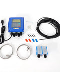 Bi-Directional Ultrasonic Flow Meter For Liquid Water With TM-1 Sensor, Inline Wall Mount Or Insertion Setup, Reads Forward And Reverse Flow