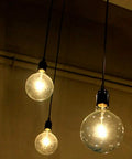 Three Heads Pendant Lamp Lighting Vintage Edison Style Adjustable Ceiling Spider Lamp E27 Edison Bulb Hanging Chandelier Light