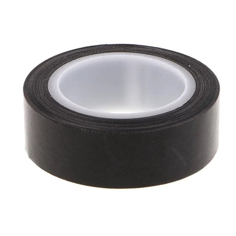 High Temp Glass Fiber Tape Heat Insulating Sealing Strips 300C Resistant Anti Static for Industrial Sealers, black roll