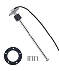 240-33 Ohm Marine Fuel Sending Unit For 12 Inch Gas Tank Gauge Sensor Boat Sender Replacement In SUS316 Stainless Steel SAE Five Hole Mount