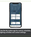 Smartphone displaying My Smart Home App interface for WiFi Bridge For No Neutral Decora Smart Dimmers And Switches DN6HD And DN15S.